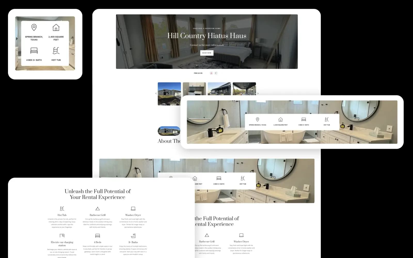 Page and component details