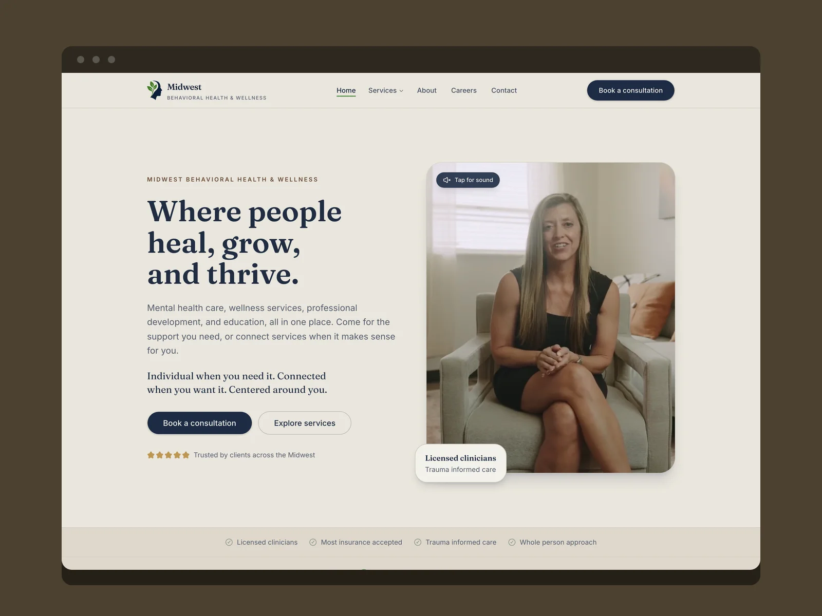 Midwest Behavioral Health & Wellness, Behavioral health