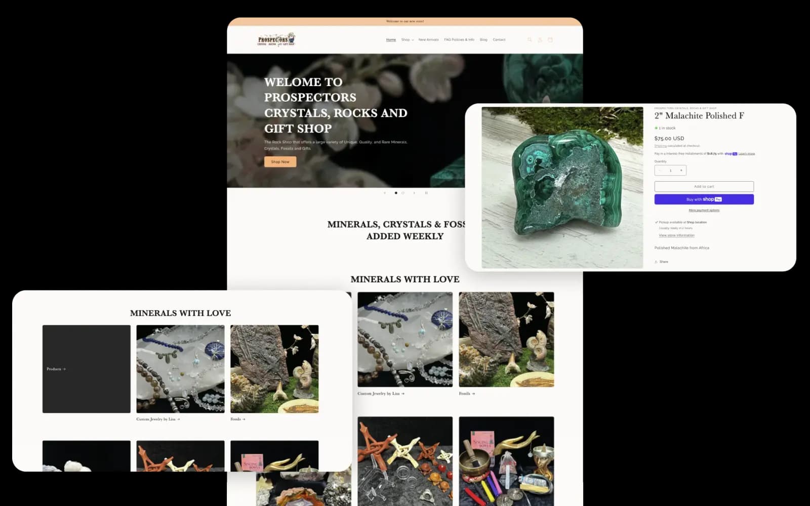 Page and component details