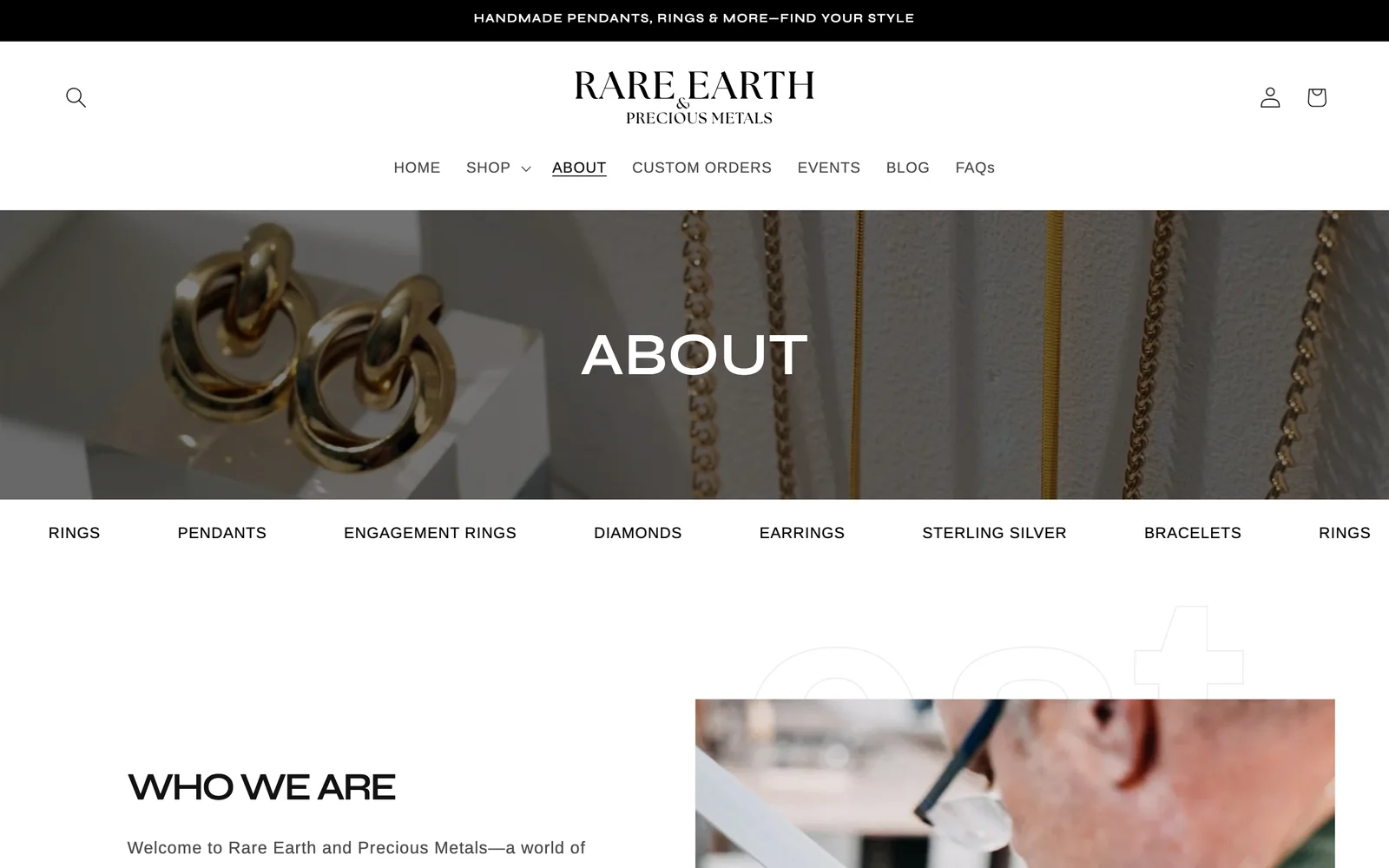 About page