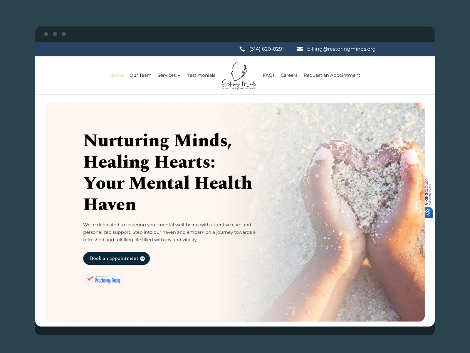 Restoring Minds Center for Behavioral Health, Healthcare deliverable