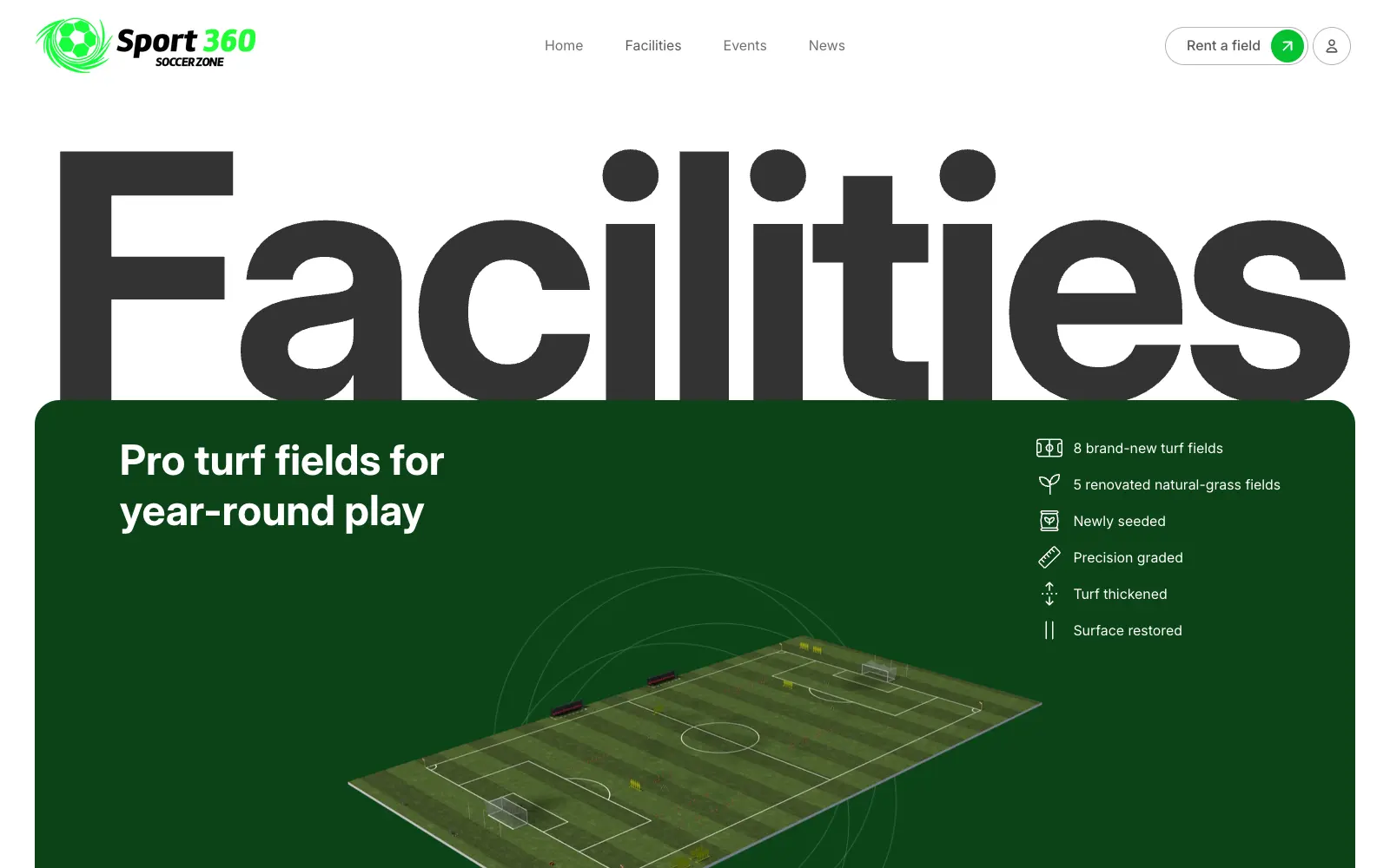 Facilities page