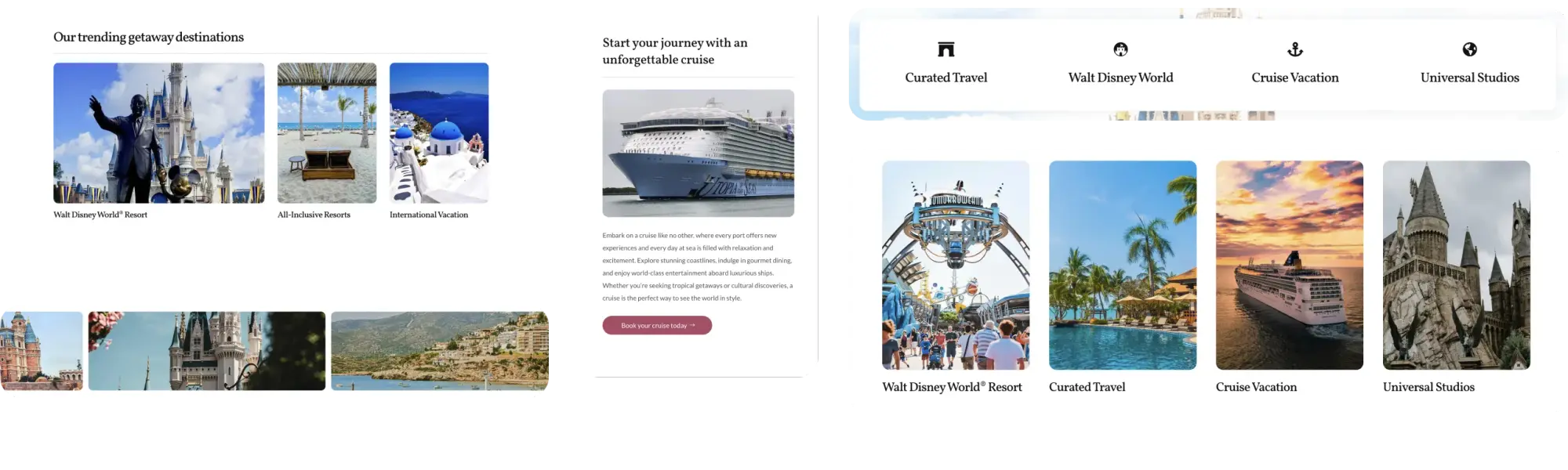 Website design elements