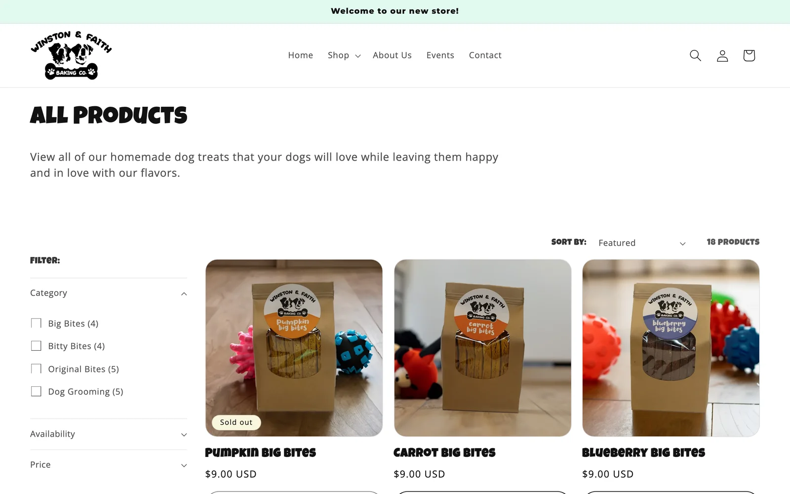 Shop all treats