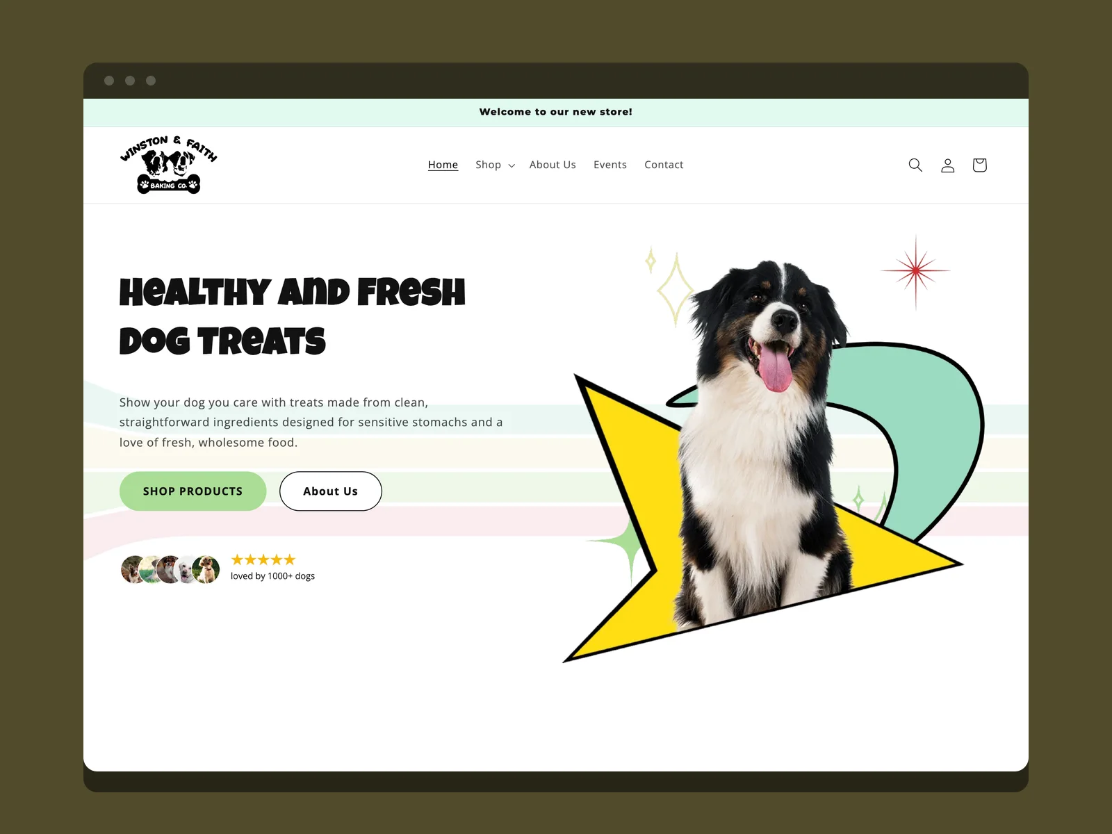 Winston & Faith Baking Co., Pet care deliverable