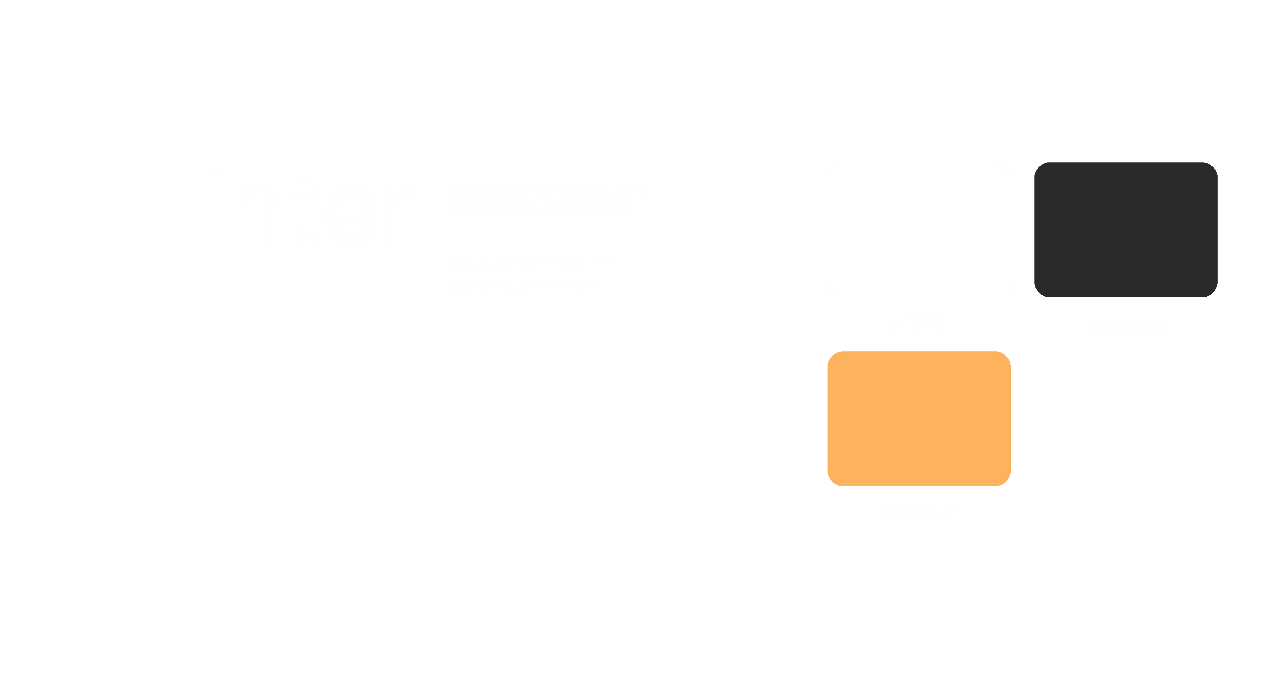 Inter font next to a white, black and gold yellow color palette.
