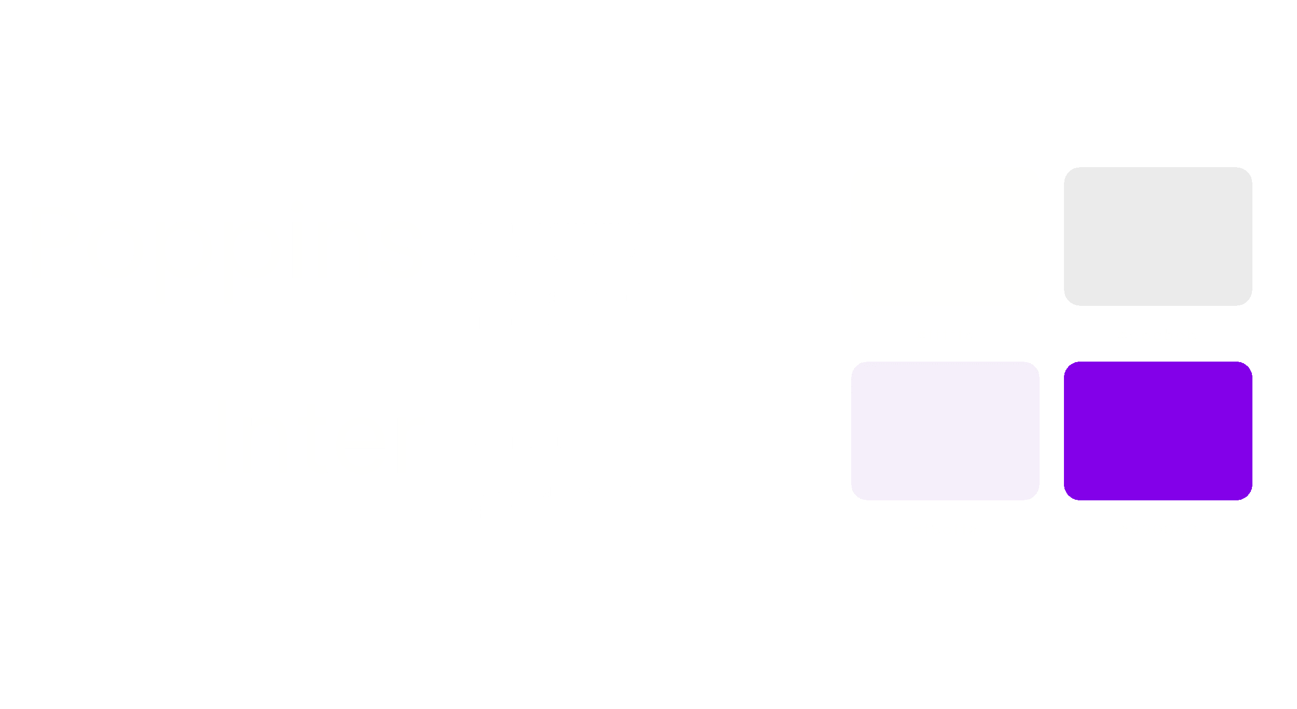 Poppins and inter fonts with the alphabet and color palette.